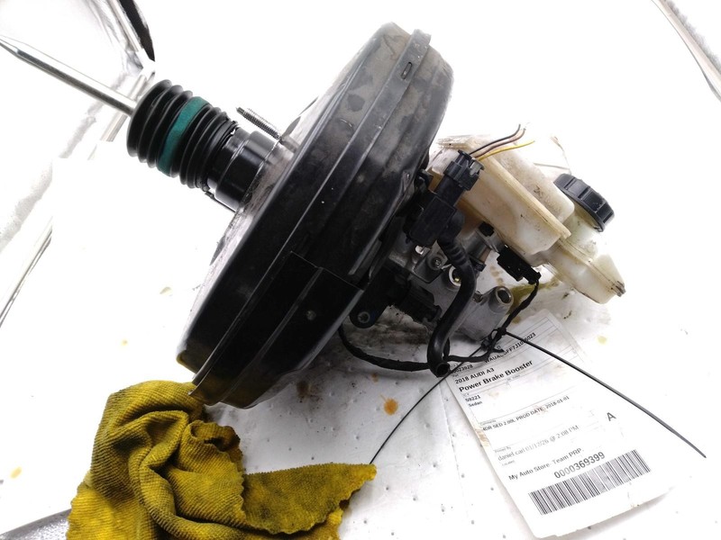 2018 Audi A3 Power Brake Booster OEM 5Q1614106Q Grey 102K Miles