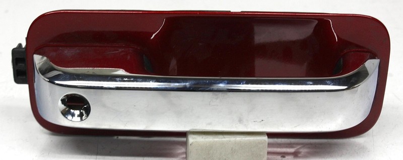 OEM Left Driver Side Exterior Door Handle For Ford F150 Rapid Red (D4, M7444)