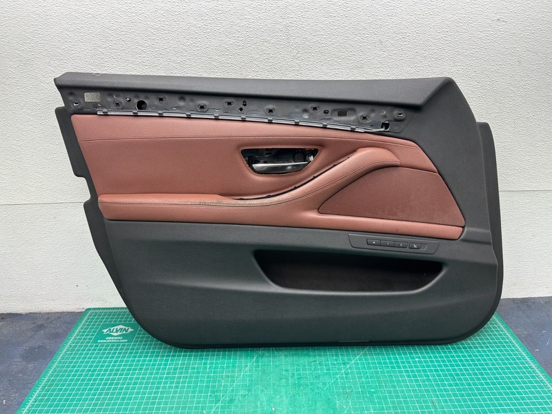 11-16 BMW F10 FRONT LEFT INTERIOR DOOR PANEL TRIM OEM