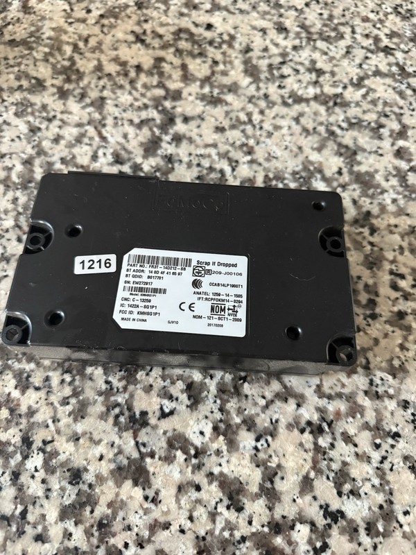 2.0l Communication Control Module Fr3t-14d212-sb OE Fits FORD FOCUS 2017-2018
