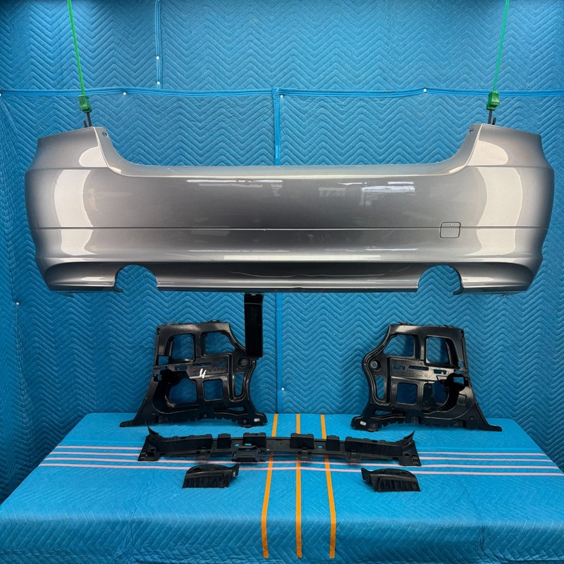 2009–2011 BMW 335i E90 Rear Bumper Cover Space Gray Metallic A52 OEM 51127058522