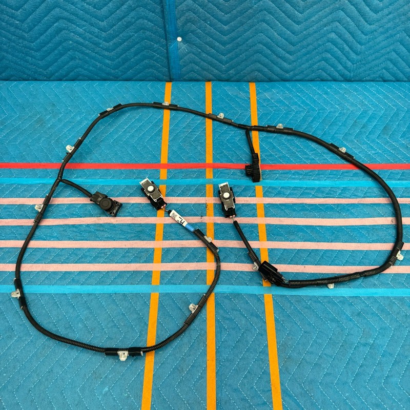 2015–2019 Lexus RC Front Bumper Parking Sensor Wiring Harness With Sensors OEM