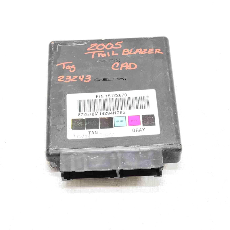 2005 Trail Blazer Front Body Control Module Assembly OEM 15122670