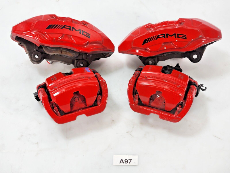 ✅ 2017-2020 OEM Mercedes W213 E43 E63 AMG Front Rear Brake Calipers Brembo SET