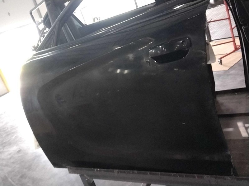 2017 Dodge Charger Left Door Black Used OEM 451668 Repainted Minor Scratch