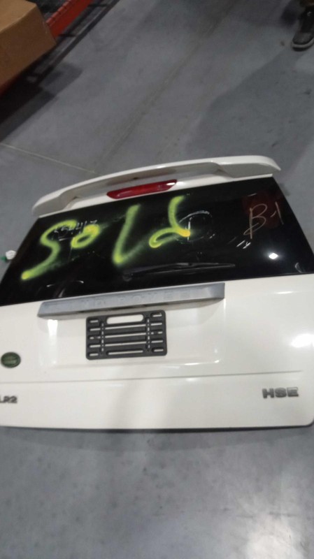 Used Deck Lid fits: 2009 Land rover Lr2 privacy tint glass w/spoiler Grade A