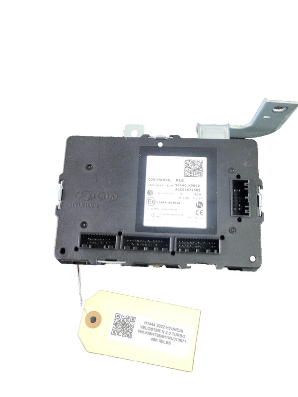 HYUNDAI VELOSTER N 2022 Body BCM Control Module Unit USED OEM 954A0K9050 19-22