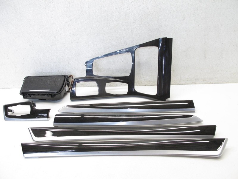 11-16 BMW F10 528i 550i SEDAN DOOR TRIM COVER DASH CONSOLE MOLDING SET 111224