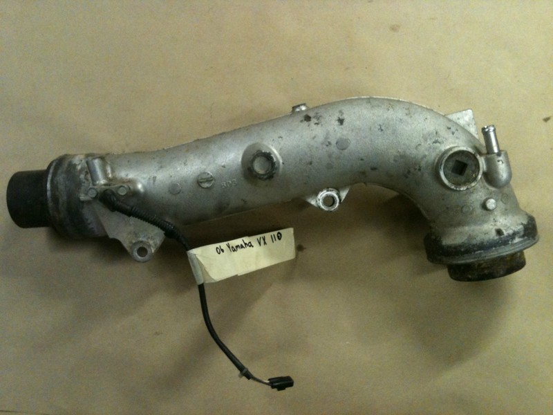 06 Yamaha VX 110 Exhaust Pipe Muffler with Temp Sensor VX110