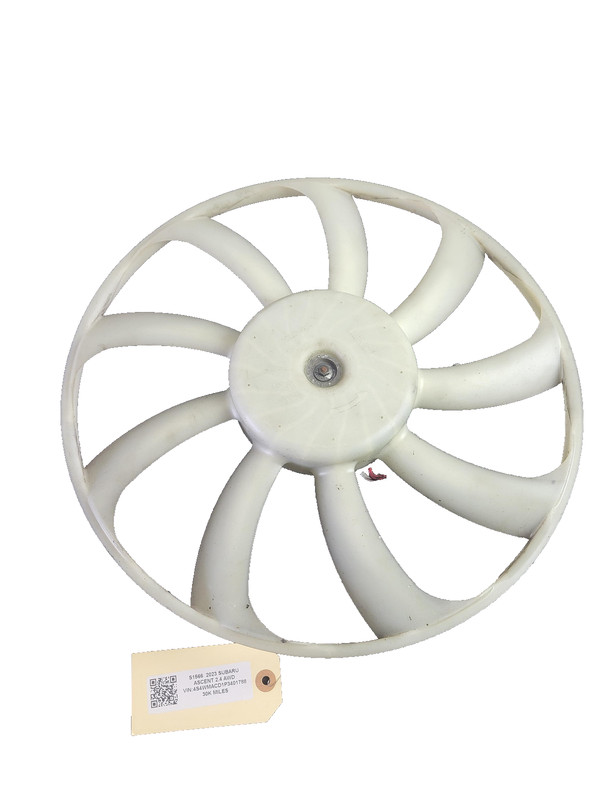 Used Oem Subaru Right Condenser Cooling Fan Motor & Blade for 2023-2025 Ascent