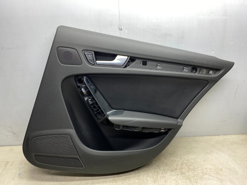 2009-2012 AUDI A4 RIGHT PASSENGER SIDE REAR INTERIOR DOOR PANEL TRIM BLACK OEM