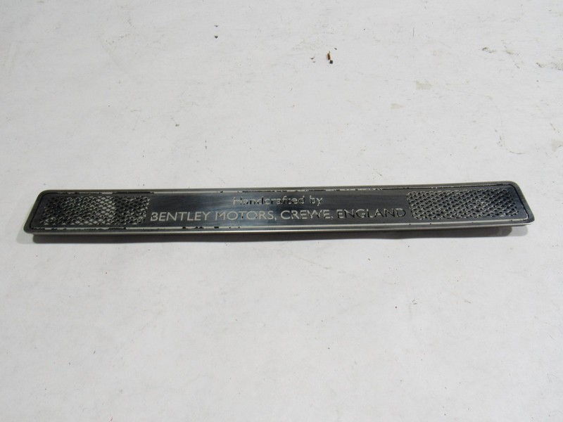 10-20 Bentley Mulsanne 2012 Front Right Pass Door Sill Scuff Plate Trim Cover @1