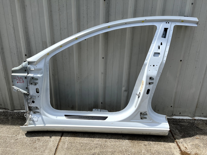 2017-2023 TESLA MODEL 3 A & B PILLAR BODY LEFT DRIVER SIDE FRAME CUT OEM 22K