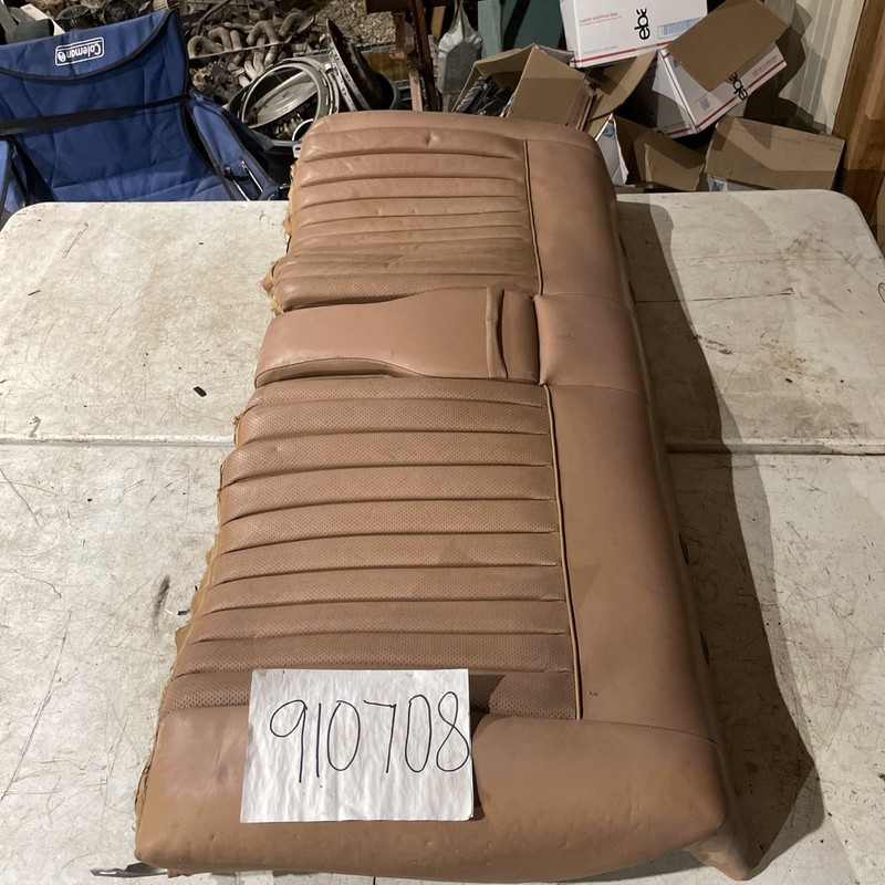 1986 -1991 MERCEDES W126 S560SEL 420SEL REAR UPPER SEAT LEATHER CUSHIONOEM