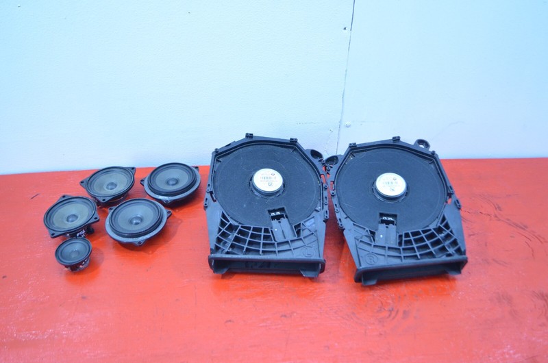 09-11 BMW E90 E91 3 SERIES INTERIOR SPEAKER SET OF 7 ITEMS OEM