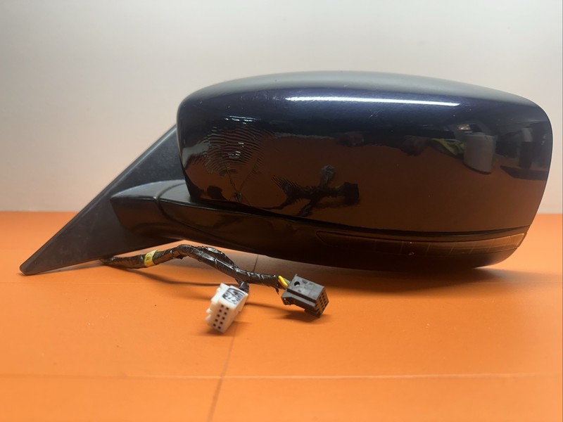 026669 | 14 - 20 Maserati Ghibli Left Door Mirror Blind Spot Heated OEM Blue LH