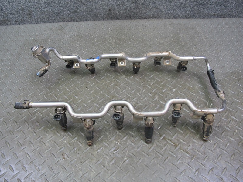 03-10 BENTLEY CONTINENTAL GTC GT FLYING SPUR 6.0L FUEL RAIL INJECTOR SET 37k