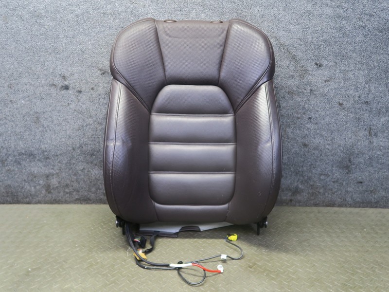 2011-2018 PORSCHE CAYENNE 958 FRONT RIGHT UPPER HEATED VENTED LEATHER CUSHION