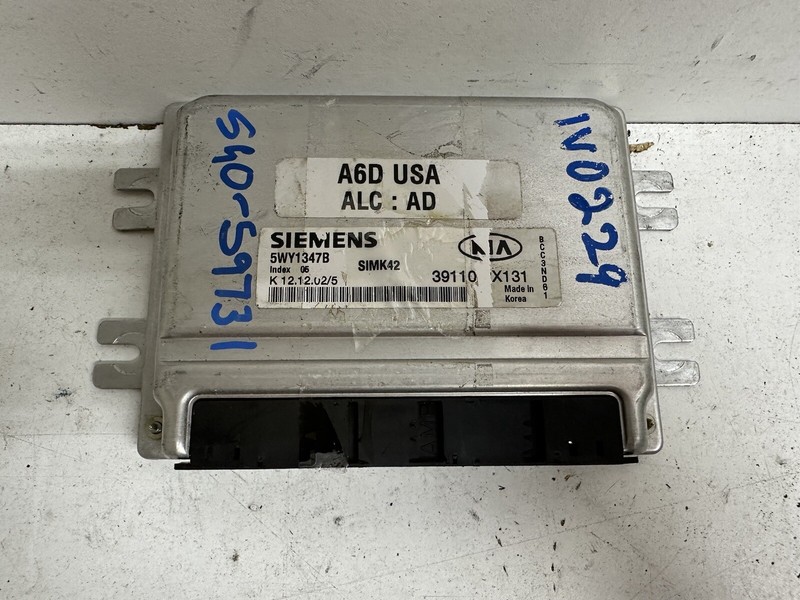2003 Kia Rio Thru 10/01/03 Engine Computer Control Module Ecu Ecm Pcu Pcm Oem