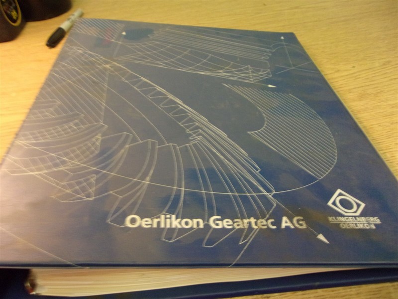 Klingelnberg Oerlikon Geartec AG Mechanical Parts List T60 Daimler Chrysler