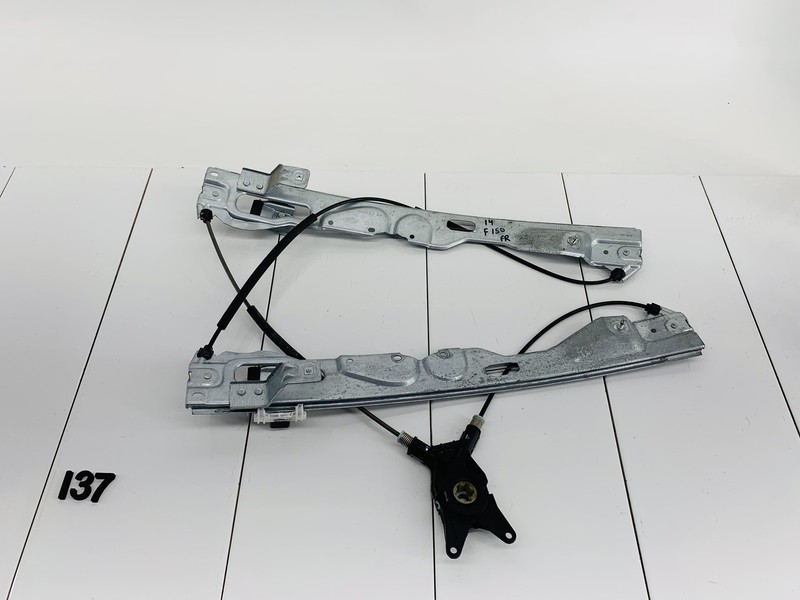 11-14 FORD F-150 FRONT RIGHT PASSENGER SIDE DOOR WINDOW GLASS REGULATOR OEM