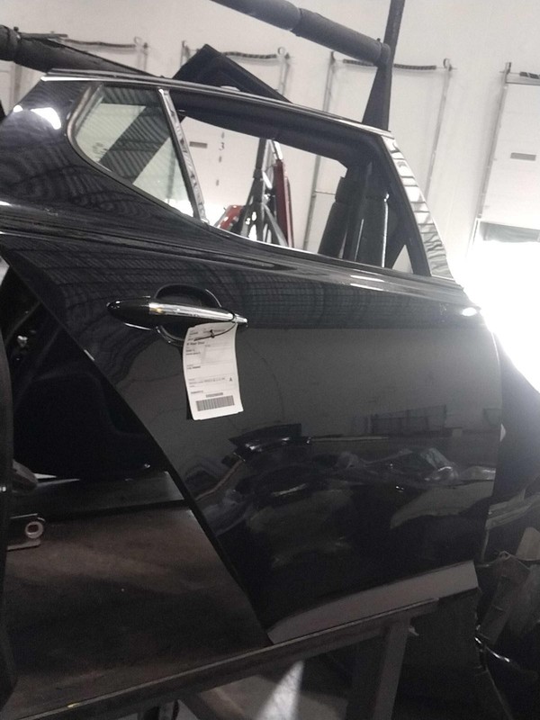2014 Kia Optima Rear Right Door Black Used 77000 Miles OEM Part 198653