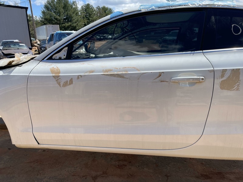 08-17 AUDI A5 S5 COUPE 8T 8F LEFT DRIVER SIDE DOOR ASSEMBLY OEM WHITE