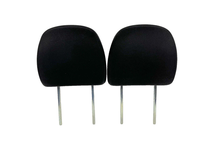 2008-2012 Ford Escape Mariner Tribute Front Seats Headrest Black Cloth Pair x2