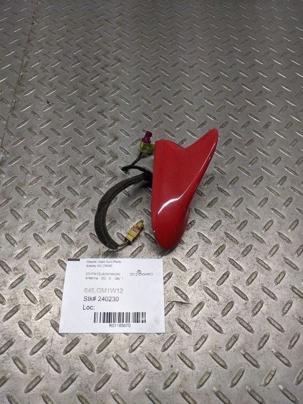 10-15 Chevy Camaro Shark Fin Radio Antenna (Red Hot G7C) Solid Mount