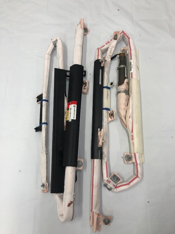 11-17 EQUINOX LEFT RIGHT DRIVER PASSENGER UPPER CURTAIN ROOF AIRBAG AIR BAG SET