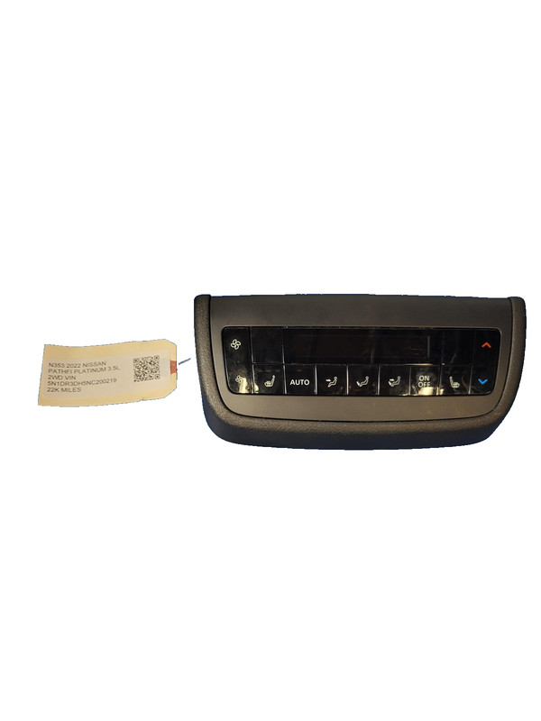 Used Oem NISSAN Rear A/C Heater Control 969J1-6TA3A for 2022 Pathfinder Platinum