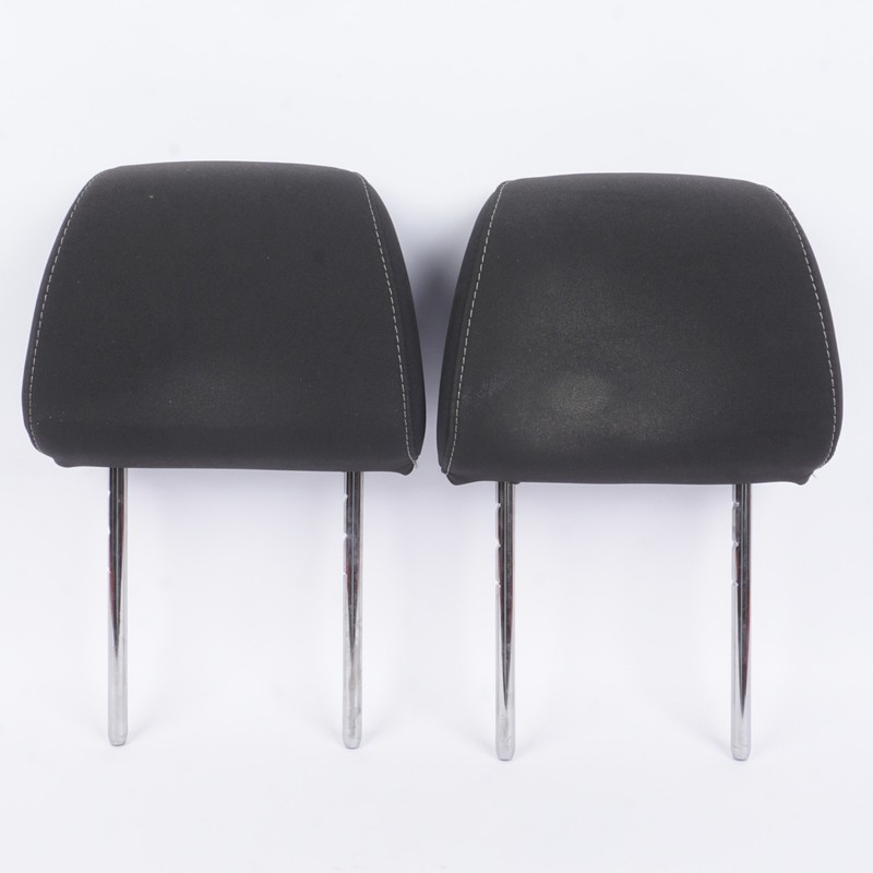2015-2018 Ford Focus Front Seat Leather Head Rest Set of 2 Black 2016 2017
