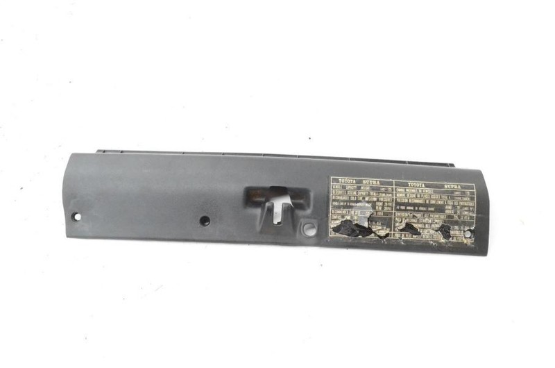 1986-1988 Toyota Supra MK3 7MGE Blue Trunk Latch Trim 55512-14070