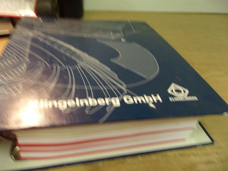 Klingelnberg GmbH Aerlikon C27 291665/AA204217 Supplier Documents Manual