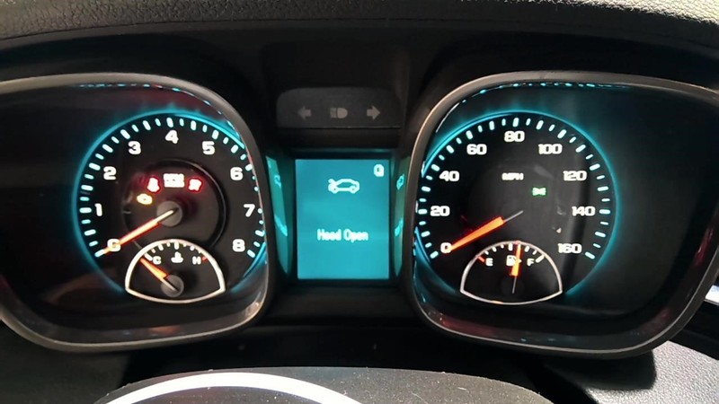 2013 Chevy Malibu Speedometer Instrument Cluster 2.5L MPH 1 color graphic