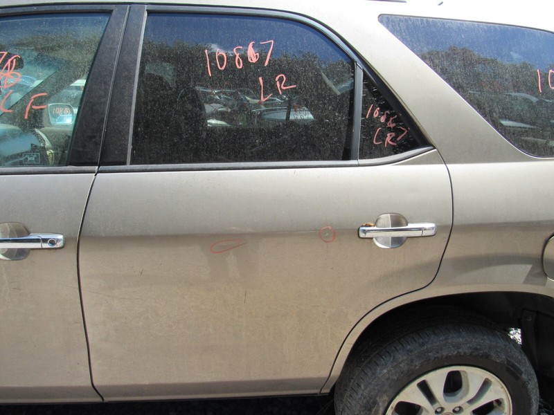 2001-2006 ACURA MDX LEFT DRIVER REAR DOOR ELECTRIC SANDSTONE METALLIC YR-542M-4