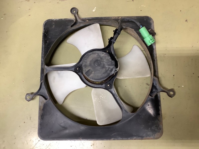84-87 Civic Radiator Cooling Fan assy, shroud blade motor MITSUBAUsed OEM