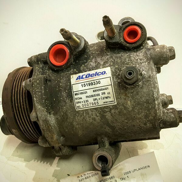 AC Compressor SV6 Without Rear AC Fits 05-06 MONTANA 155353