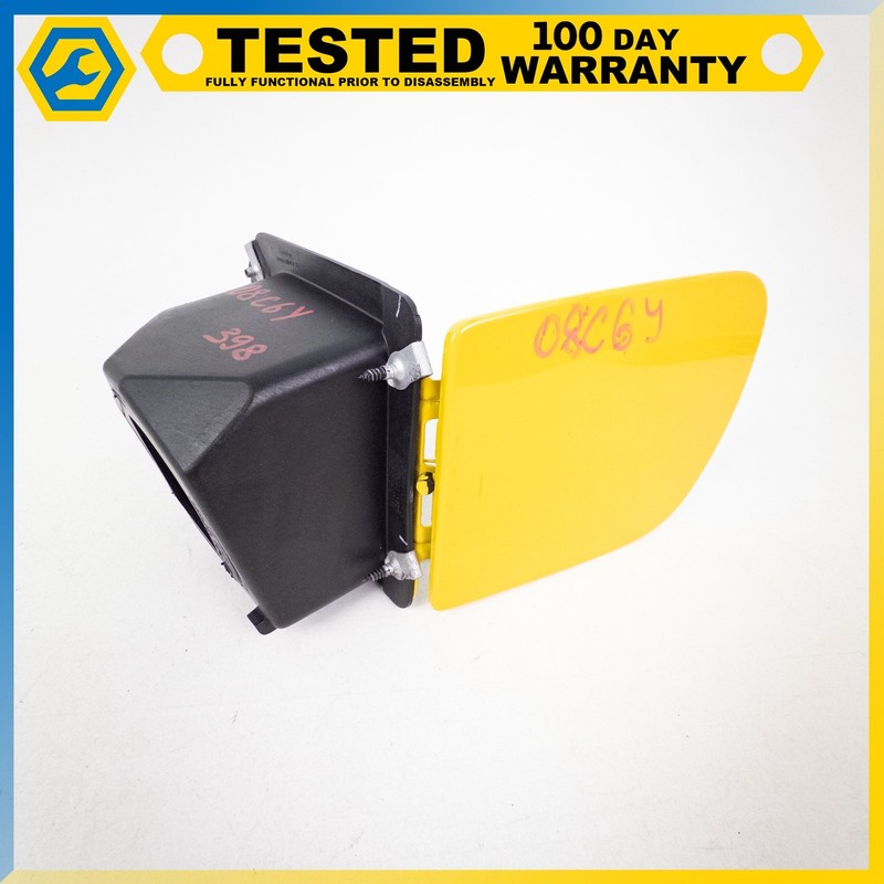 05-13 CHEVROLET CORVETTE C6 FUEL DOOR LID GAS TANK COVER LOCK ACTUATOR YELLOW OE