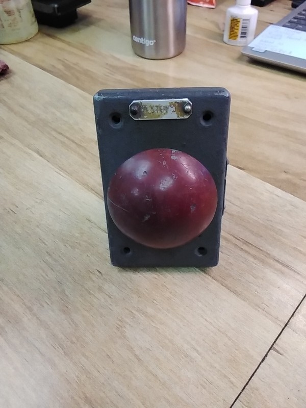 Mackworth G. Rees 1461 Mushroom Plunger Pushbutton.