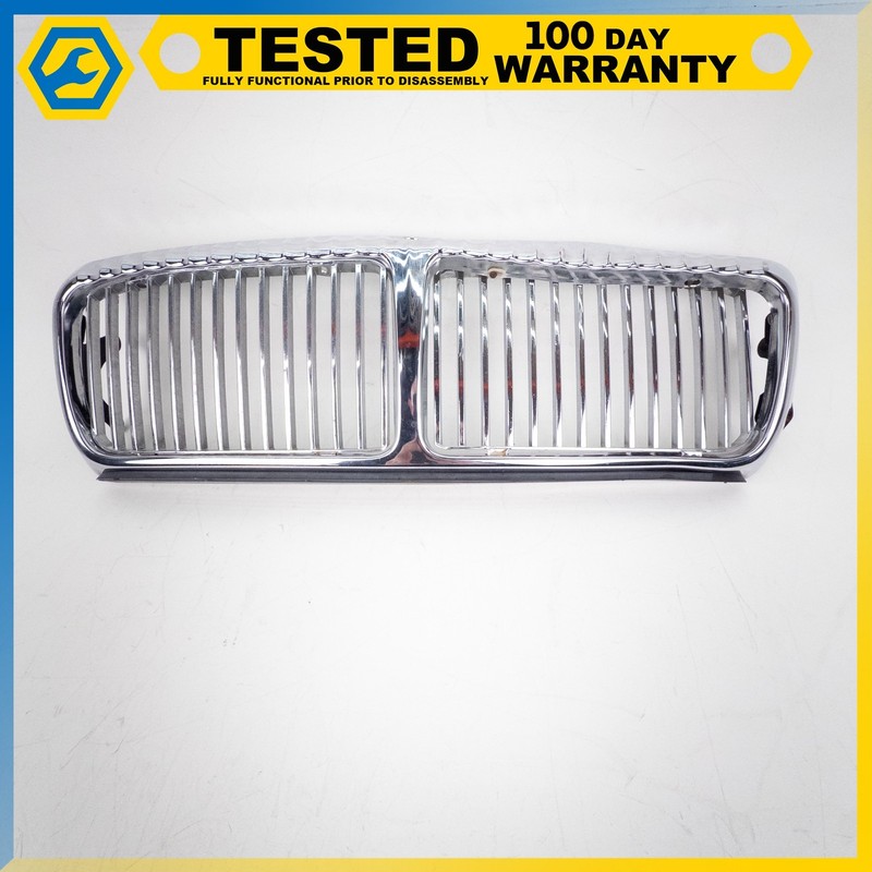 88-94 JAGUAR XJ6 XJ40 RADIATOR HOOD GRILLE GRILL ASSEMBLY CHROME OEM