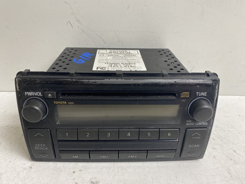 2005-2006 Toyota Camry LE XLE NON-NAV Fujitsu Radio Stereo 2 DIN Disc CD Player