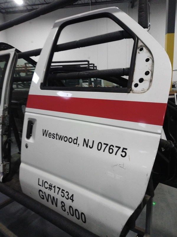 2012 Ford E250 Van Right Door White OEM Used 238429 179K Miles