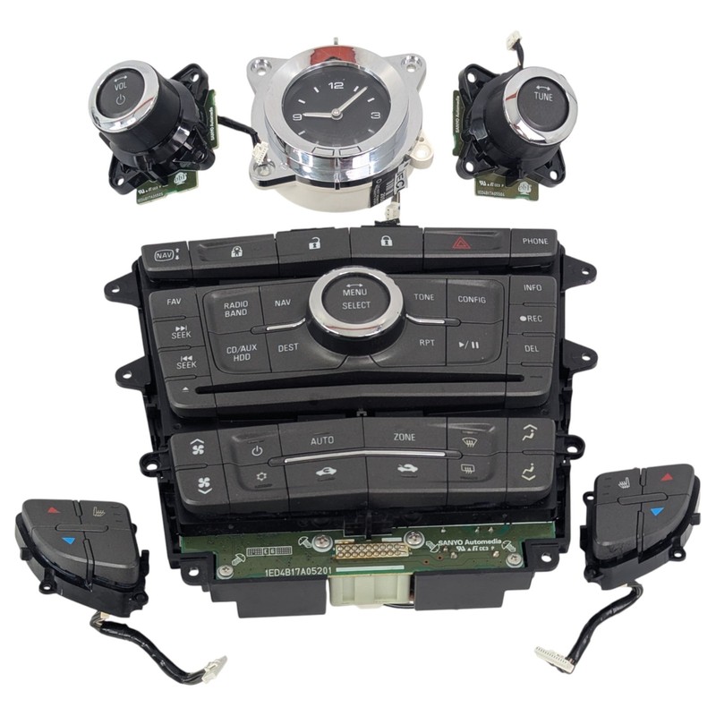 2010 Cadillac SRX CD Player Navigation Radio AC Air Climate Control Panel OEM