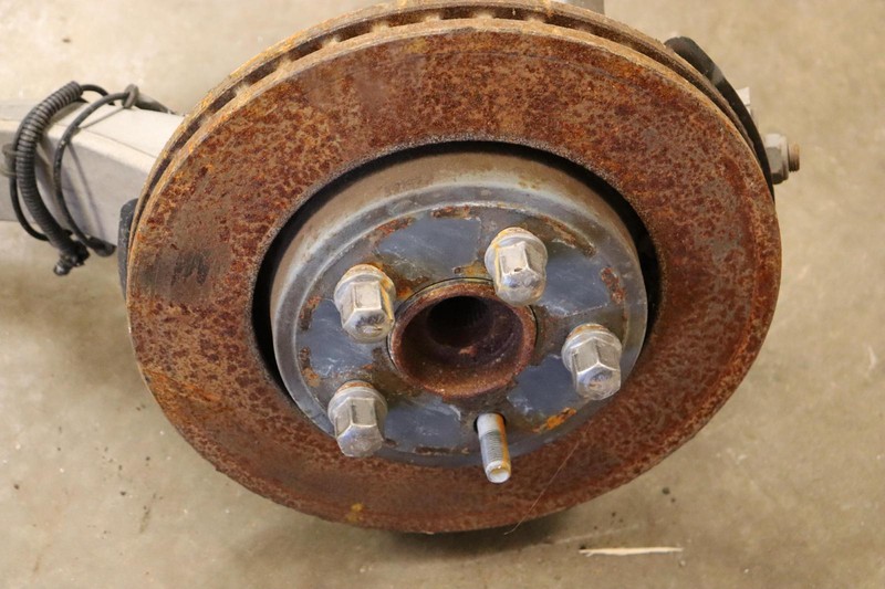 2018-2024 DODGE DURANGO 2WD FRONT LEFT SPINDLE KNUCKLE HUB W/ CONTROL ARMS OEM