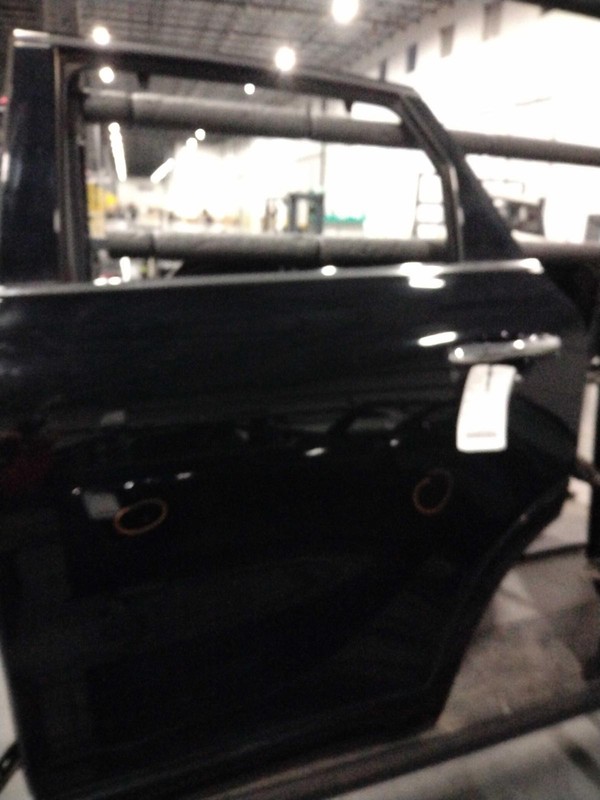 2017 KIA SORENTO Rear Left Door Black 458850 Used 102K Miles OEM