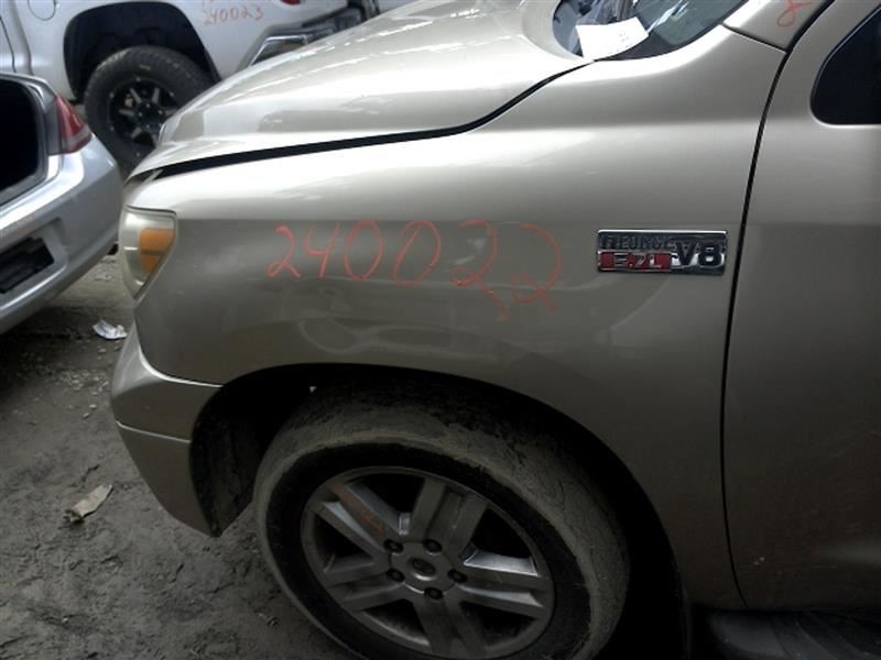 07-13 TOYOTA TUNDRA DRIVER LEFT FENDER MIDDLE DENT