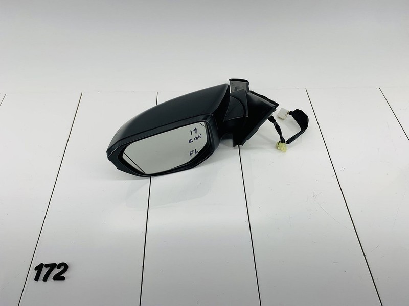 2017 HONDA CIVIC SEDAN LEFT DRIVER SIDE DOOR EXTERIOR REAR VIEW MIRROR BLACK OEM