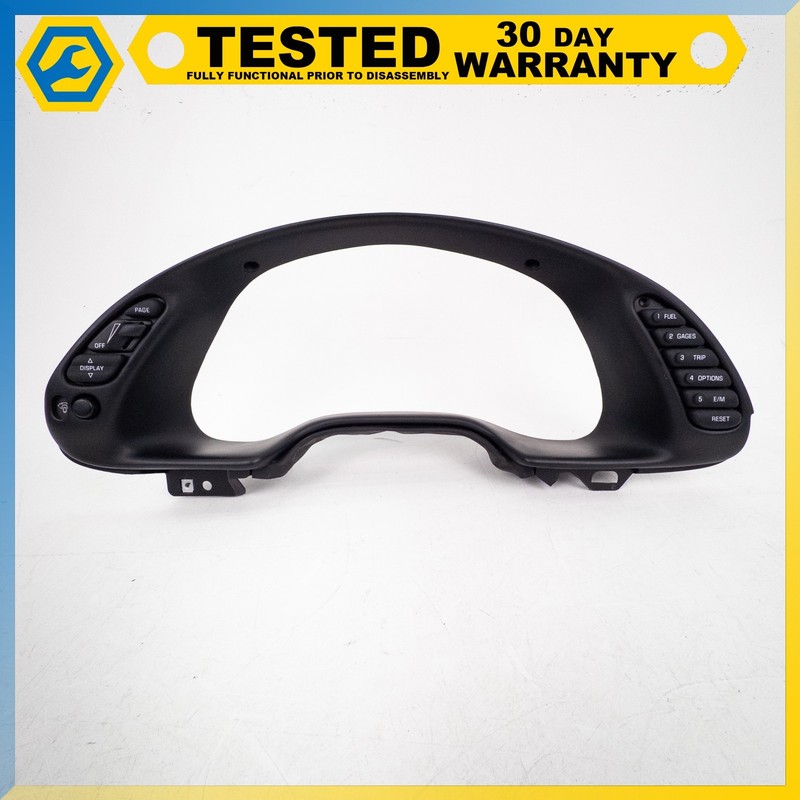 97-04 Corvette C5 INSTRUMENT CLUSTERBEZEL TRIM COVER W/ SWITCH OEM