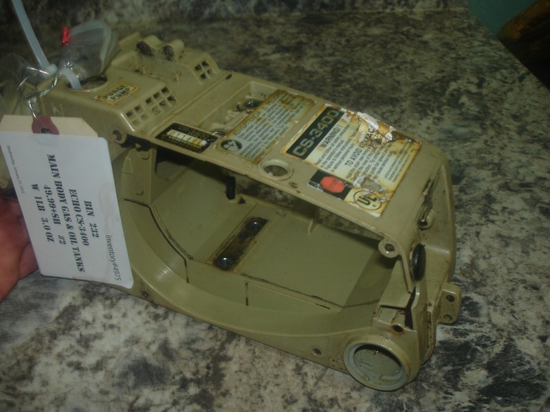 Echo cs-3400 main body gas oil tankchainsaw partbin 232 #2